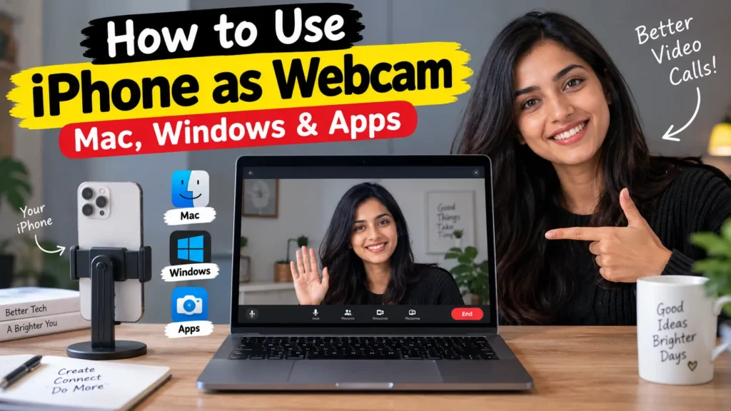 How to Use iPhone as Webcam on Mac and Windows