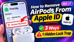How to remove AirPods from Apple ID using Find My on iOS 27