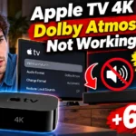 Apple TV 4K Dolby Atmos not working, with a muted soundbar, audio settings, and the HDMI ARC trap.